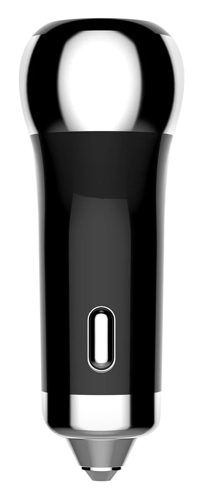 автомобильное зарядное устройство LDNIO АЗУ C2 2USB QC3.0  Fast Charger LED Display +Type C cable black