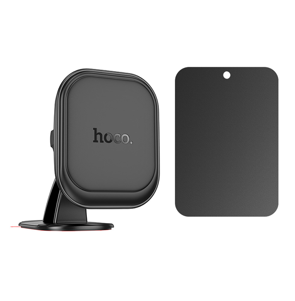 автомобильный магнитный держатель Hoco H30 Brilliant magnetic car holder (center console) black