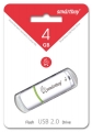 флешка USB SmartBuy Crown 4GB white