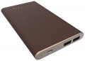 внешний аккумулятор Energizer Power Bank UE10009 10000 mAh Leather dark brown
