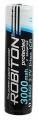 аккумулятор Robiton 18650 Li-Ion 3000 mAh, защищенный 
