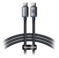кабель передачи данных Baseus Crystal Shine Series Fast Charg Cable Type-C to Type-C 100W 1.2m black