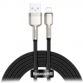 кабель передачи данных Baseus Cafule Series Metal Data Cable USB to IP 2.4A 2m black