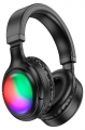 беспроводные наушники c RGB подсветкой Hoco W48 Focus BT headphones black