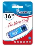 флешка USB SmartBuy Glossy series 16Gb blue