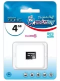 карта памяти SmartBuy 4Gb microSDHC Class 10 без адаптера 