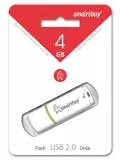 флешка USB SmartBuy Crown 4GB white
