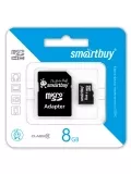 карта памяти SmartBuy 8Gb microSDHC Class 10 