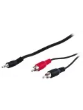 кабель межблочный Gembird 3.5mm>2xRCA 2.5m (M/M) CCA-458-2.5M 