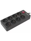 сетевой фильтр Ippon BK-238 8 розеток, 3м. черный