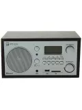 Стационарный радиоприёмник с Bluetooth и USB - БЗРП РП-320 дерево темное/серебристый
