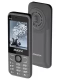 кнопочный телефон с мощным аккумулятором Maxvi P12 grey