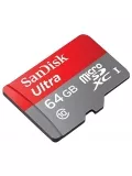 карта памяти SanDisk 64Gb microSDXC Class 10 Ultra 80Mb/s без адап 