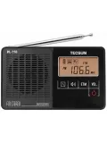 миниатюрный радиоприемник с часами Tecsun PL-118 black