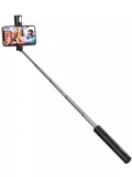 монопод для селфи с дополнительным светом Momax Selfie Light Selfie Stick with Bluetooth and LED Fill KM12 black