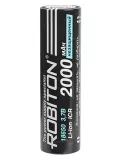 литиевый аккумулятор Robiton 18650 Li-Ion 2000 mAh  без защиты 