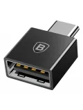 OTG адаптер Baseus Exquisite Type-C Male to USB Female Adapter Converter 2.4A black