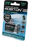 аккумулятор 9V Robiton RTU270MH 6F22/Крона-1BL 