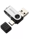 флешка USB 3.0 SmartBuy TRIO 3-in-1 OTG 3.0 128GB black