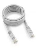патч корд Cablexpert UTP кат.5e, 2м, литой серый