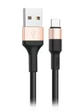 кабель передачи данных Hoco X26 Xpress Type-C 1m black &amp; gold