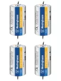 литиевые батарейки 3.6v Westinghouse ER 26500Y (C) axial wires 4шт. 
