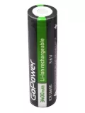 литиевый аккумулятор GoPower NCR18650 Li-ion 3400mAh  без защиты 