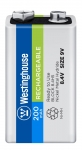 аккумулятор 9В Westinghouse 200 mAh 6F22/Крона-BP1