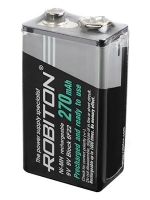 аккумулятор Robiton RTU270MH 6F22/Крона-bulk