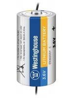 литиевая батарейка 3.6v Westinghouse ER 26500Y (C) axial wires