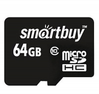 карта памяти SmartBuy 64Gb microSDXC Class 10