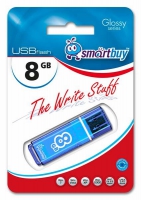 флешка USB SmartBuy Glossy series 8Gb