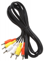 кабель Gembird 3xRCA->3xRCA 1,8 m (CCV-539) кабель Gembird 3xRCA->3xRCA 1,8 m (CCV-539)