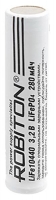 литиевый аккумулятор 3.2v Robiton LiFe10440 280mAh без защиты литиевый аккумулятор 3.2v Robiton LiFe10440 280mAh без защиты