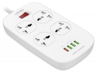сетевой фильтр LDNIO SC4407 4USB*4 розетки 2м