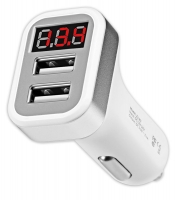 автомобильное зарядное устройство с дисплеем Hoco Z3 2USB LCD car charger автомобильное зарядное устройство с дисплеем Hoco Z3 2USB LCD car charger