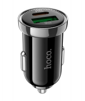 автомобильное зарядное устройство Hoco Z44 Leading PD20W+QC3.0 car charger автомобильное зарядное устройство Hoco Z44 Leading PD20W+QC3.0 car charger