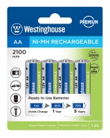 аккумуляторы (4 шт) Westinghouse 2100 mAh  R6/AA-BP4
