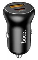 автомобильное зарядное устройство Hoco NZ5 Smooth road PD30W+QC3.0 автомобильное зарядное устройство Hoco NZ5 Smooth road PD30W+QC3.0