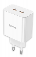 быстрое зарядное устройство Hoco C108A Leader PD35W dual port(2C) charger быстрое зарядное устройство Hoco C108A Leader PD35W dual port(2C) charger