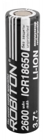 литиевый аккумулятор Robiton 18650 Li-Ion 2600 mAh, без защиты литиевый аккумулятор Robiton 18650 Li-Ion 2600 mAh, без защиты