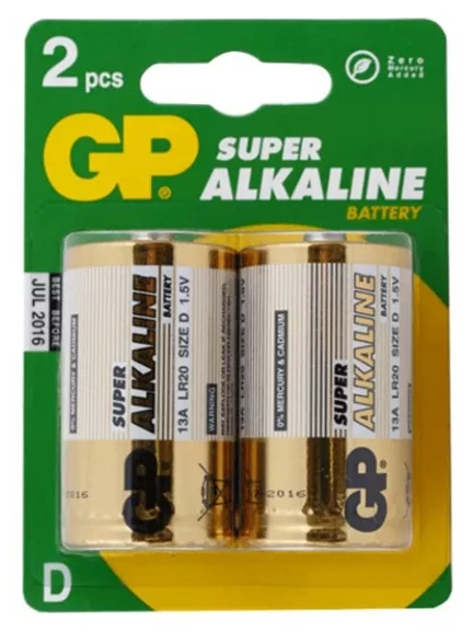 батарейки (2 шт.) GP LR20/D-OS2