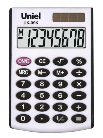 карманный калькулятор Uniel UK-09