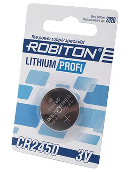 батарейка Robiton CR2450 PROFI-1BL