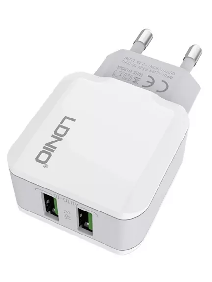 универсальное USB зарядное устройство LDNIO A2202 2USB*2,4A