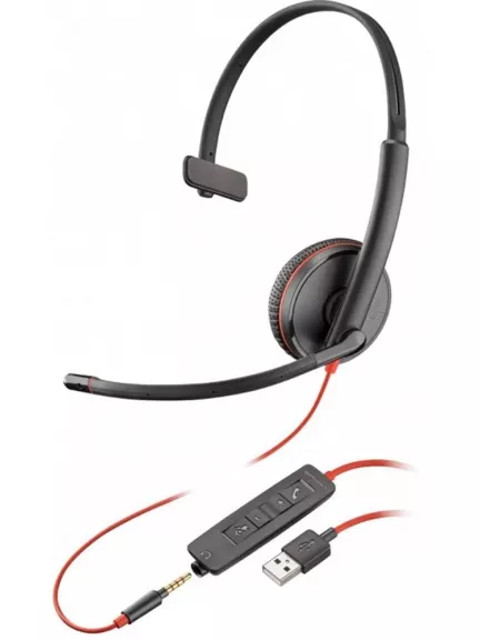 гарнитура для смартфона и ноутбука Plantronics BlackWire C3215-A (PL-C3215-A)