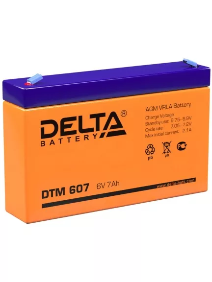 аккумулятор Delta DTM 607