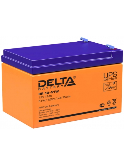 аккумулятор для UPS Delta HR 12-51W