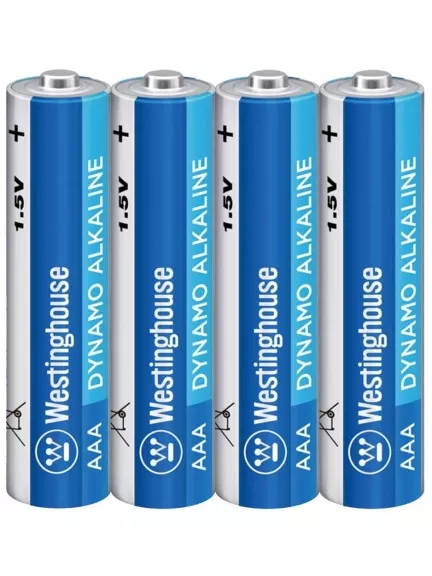 мизинчиковые батарейки (4 шт.) Westinghouse LR03/AAA Dynamo Alkaline-SP4