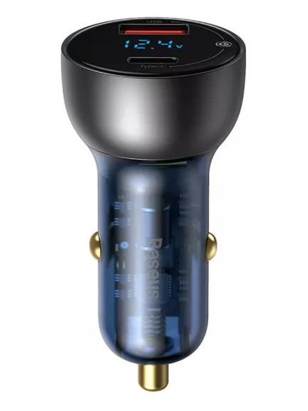 автомобильное зарядное устройство 65 Вт Baseus Particular Digital Display QC+PPS Dual Quick Charger Car Charger